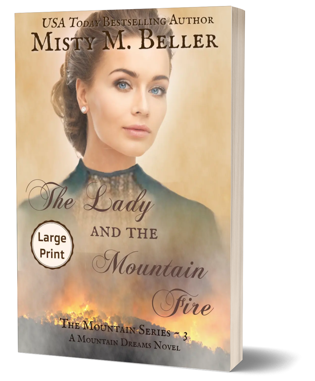 The Lady and the Mountain Fire (The Mountain Series Book 3)